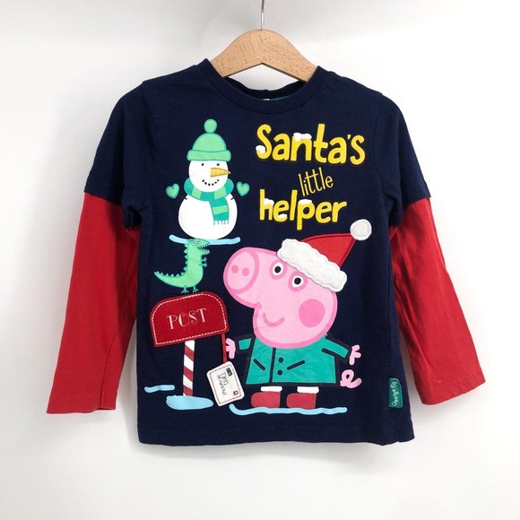 Peppa Pig Other - Peppa Pig George Pig Christmas holiday long sleeve
